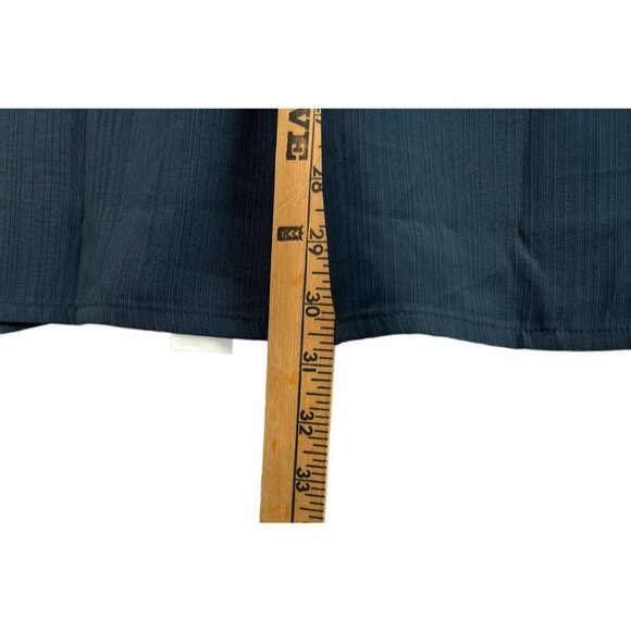 Vintage Equilibrio Mens M Blue Button Down Casual Blue Pocket Woven EUC - Picture 9 of 10